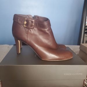 Vince Camuto Chrissa Botties Coffee Brown Size 10W (Donated to charity)